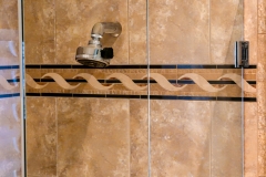 Master Bathroom Decorative Tile Walls